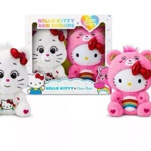 Hello Kitty and Friends x Care Bears Cheer Bear Sealed Box Set 2 Plush *…